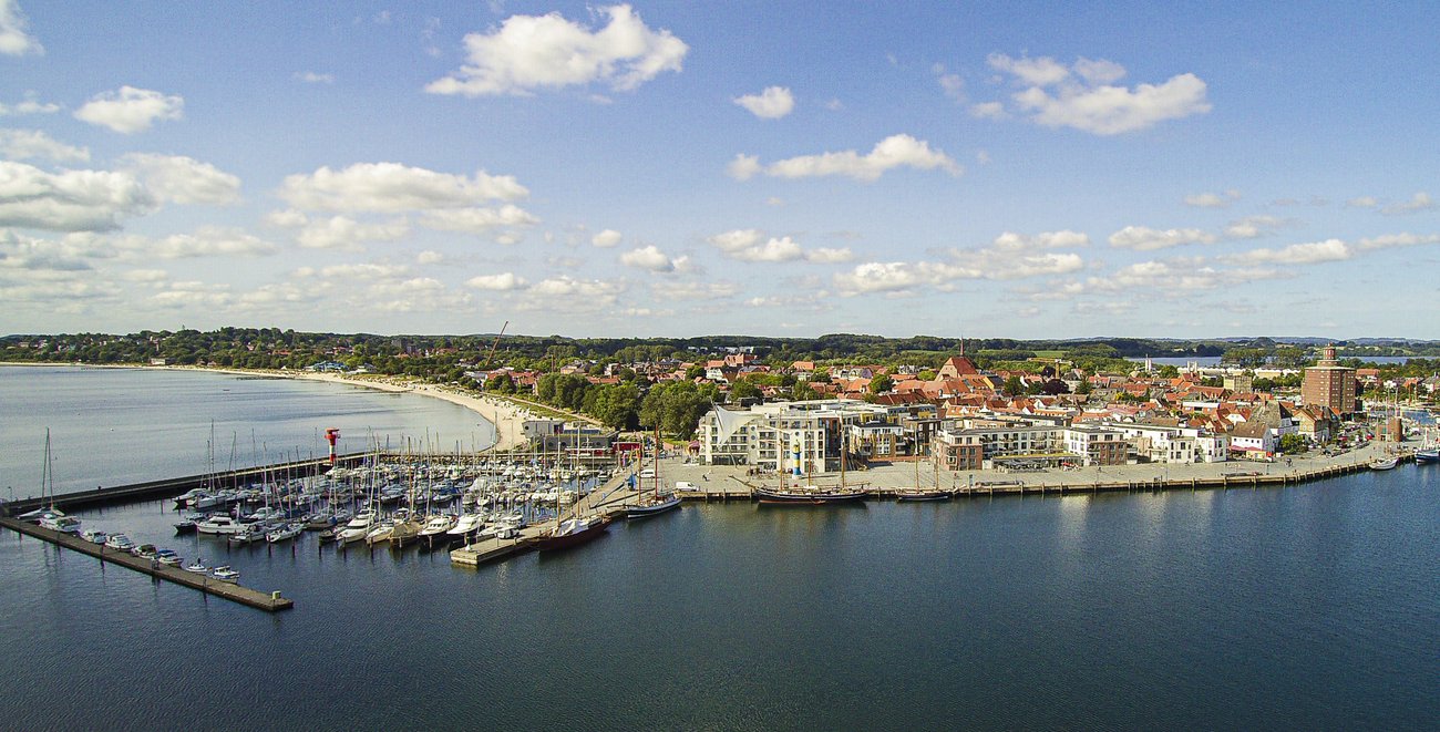 Eckernförde Drohnenansicht