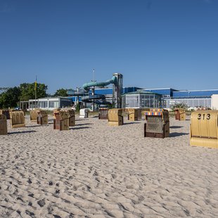 Eckernförde Strand und Schwimmbad